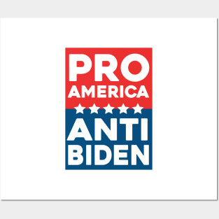 Pro America Anti Biden Posters and Art